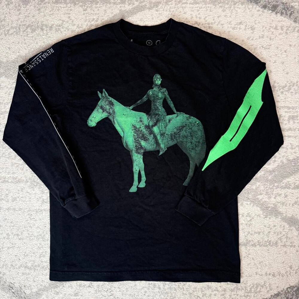 Beyoncé black long sleeve Renaissance World Tour 2023 shirt Size Medium